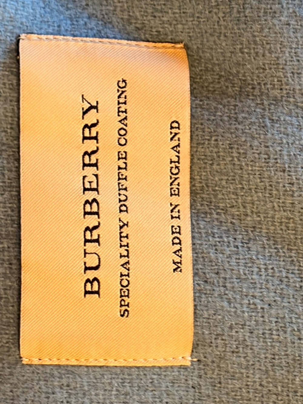 Vintage Burberry London Blue Duffle Coat Made in England US 6 UK 8 - Picture 7 of 7
